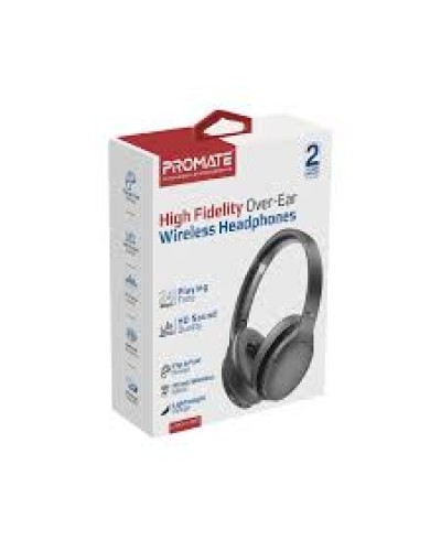 Promate LABOCA-PRO.BLACK Over-Ear Wireless Headphones