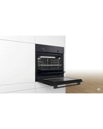 Soba Bosch HBF512BB1T Elektrik 66L Qril Konveksiya Qara Quraşdırılan