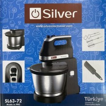 Silver SL-6372 Stasionar Mikser – 3.5L Planetar Mikser (5 Sürət)