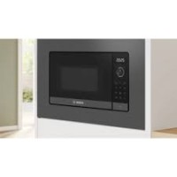 Quraşdırılan mikrodalğalı soba Bosch BEL623MD3 20L Qril Elektromexaniki Paslanmayan Polad/Qara