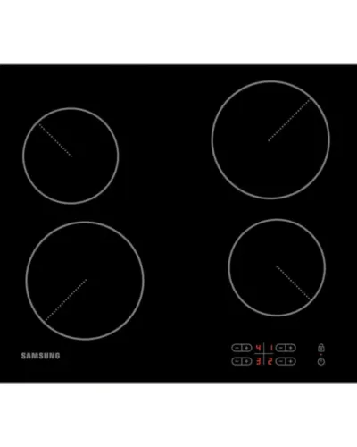 Plitə Samsung NZ64T3506AK/WT – Elektrik, 4 Ocaq