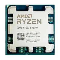 AMD Ryzen 5 7500F 6 Nüvə 12 Axın 5.0GHz AM5 Zen 4 Prosessor