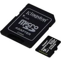 Kingston Canvas Select Plus 512GB microSDXC SDCS2/512GB Yaddaş Kartı + SD Adapter