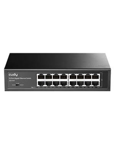 Cudy GS1016 16-портовый Gigabit 10/100/1000 Мбит/с металлический неуправляемый коммутатор