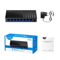 Cudy GS108D 8-Port Gigabit Ethernet Настольный коммутатор 10/100/1000 Мбит/с