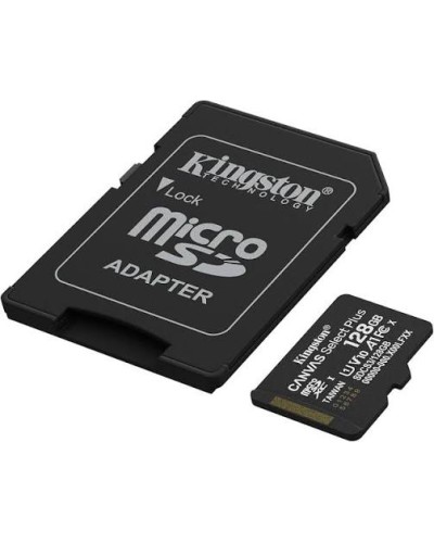 SD kart Kingston Canvas Select Plus Gen3 128GB microSDXC 150MB/s A1 + Adapter
