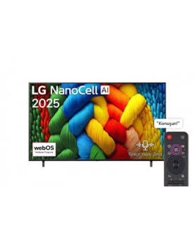LG 75NANO80A6B NanoCell Televizor 75 Düym 4K Smart TV HDR webOS