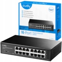 Cudy GS1016 16-портовый Gigabit 10/100/1000 Мбит/с металлический неуправляемый коммутатор