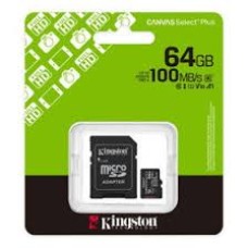 Kingston Canvas Select Plus Gen3 SDCS3/64GB 64GB microSDXC Yaddaş Kartı