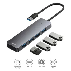 Baseus UltraJoy Series 4-Port HUB Lite 15cm USB-A/USB-C Hub Space