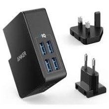 Anker PowerPort 4 Lite 27W 4-Port USB Şarj Cihaz