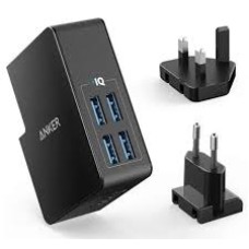 Anker PowerPort 4 Lite 27W 4-Port USB Şarj Cihaz