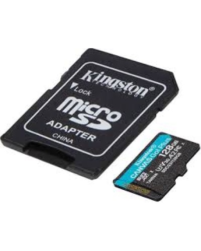 Kingston Canvas Go! Plus SDCG3/128GB 128GB microSDXC Yaddaş Kartı