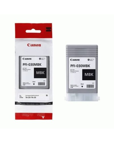 Canon PFI-030 MBK 3488C001AA Matte Black Original Pigment Mürəkkəb Konteyneri 55 ml