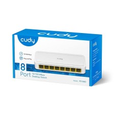 CUDY FS108D 8-портовый 10/100 Мбит/с Fast Ethernet неуправляемый коммутатор