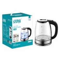 Winning Star Şüşə Elektrik Çaydanı ST-6017