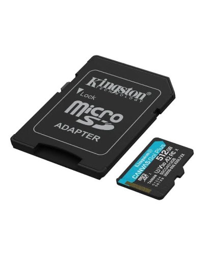 Kingston Canvas Go Plus 512GB microSDXC G4 SDCG4/512GB + SD Adapter