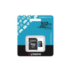 Kingston Canvas Go Plus 512GB microSDXC G4 SDCG4/512GB + SD Adapter