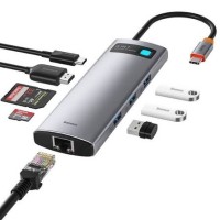 Baseus Metal Gleam Series CAHUB-CV0G 8-in-1 USB-C HUB