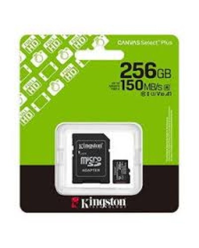 Kingston Canvas Select Plus Gen3 256GB microSDXC SDCS3/256GB 150MB/s  Yaddaş Kartı