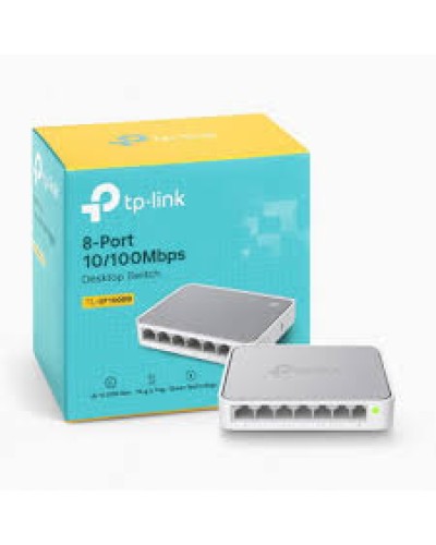 TP-LINK TL-SF1008D 8-портовый 10/100 Мбит/с Fast Ethernet настольный коммутатор