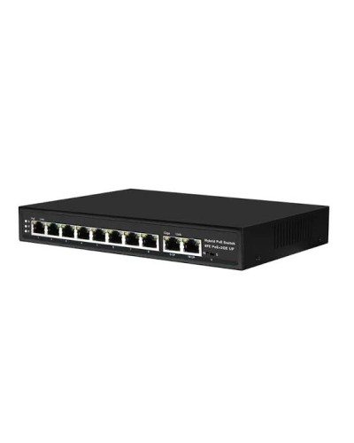 Acorid CGS1110P 8-портовый Gigabit PoE+ коммутатор + 2 Gigabit Uplink