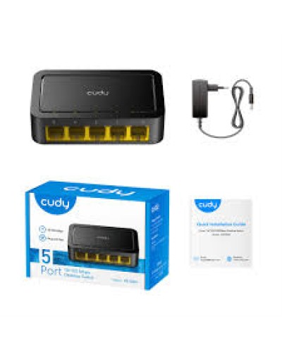 Cudy FS105D 5-портовый 10/100 Мбит/с Fast Ethernet неуправляемый настольный коммутатор