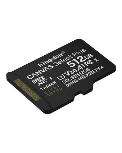 Kingston Canvas Select Plus Gen3 512GB microSDXC 150MB/s Yaddaş Kartı + SD Adapter