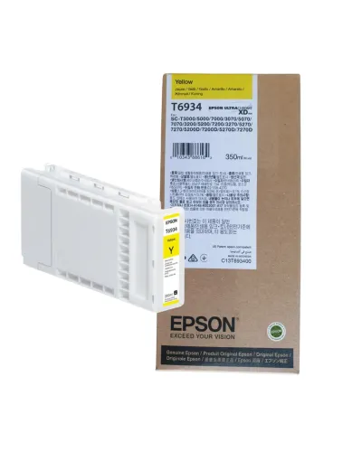 Epson UltraChrome XD T6934 T693400 Yellow Original Mürəkkəb Kartrici 350 ml
