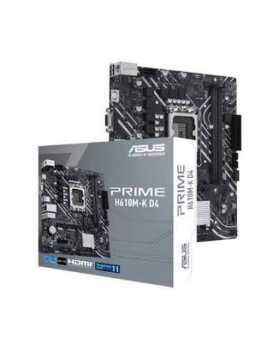 ASUS PRIME H610M-K D4 90MB1A10-M0EAY0 Intel H610 LGA1700 DDR4 mATX Материнская плата