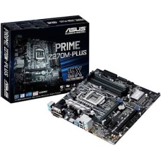 ASUS PRIME Z270M-PLUS 90MB0S50-M0EAY0 LGA1151 Intel Z270 DDR4 mATX Ana Plata