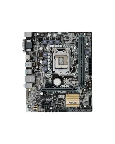 ASUS H110M-PLUS 90MB0PN0-M0EAY0 LGA1151 H110 DDR4 Micro-ATX Материнская плата