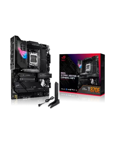 ASUS ROG STRIX X870E-E GAMING WIFI  AM5 DDR5 X870E Ana Plata
