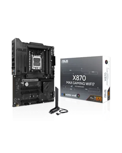ASUS X870 MAX GAMING WIFI7 9 AM5 DDR5 ATX Ana Plata