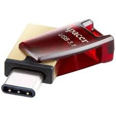 Apacer AH180 AP64GAH180R-1 64GB USB-C və USB-A Fleş Yaddaş