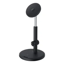 Telefon tutacağı Baseus MagPro Magnetic Desktop Phone Stand 360° Adjustable Black B10564100121-00