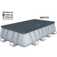 BESTWAY P03631 hovuz tenti | 549x274 sm karkas hovuz örtüyü