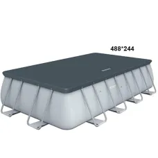 BESTWAY P03654 тент для бассейна | покрытие для каркасного бассейна 488x244 см