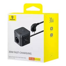 Baseus PowerCombo Cube E00066400117-00 7-Port 30W Uzadıcı Şəbəkə