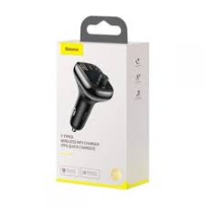 Baseus S-13 CCTM-B01 Bluetooth 5.0 FM-модулятор 36W 2×USB + Type-C Автомобильное зарядное устройство