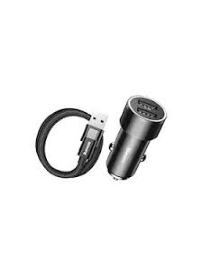 Автомобильное зарядное устройство Baseus Superme Digital Display 100W PPS Dual Quick Charger USB-C + USB