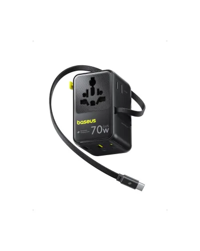 Baseus EnerCore CG11 E0307E 70W Универсальный дорожный адаптер