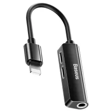 Baseus L52 CALL52-01 Lightning 3-in-1 Audio və Şarj Adapteri