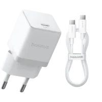 Baseus Palm Fast Charger 1C 30W USB-C Şarj Adapteri Kabel ilə
