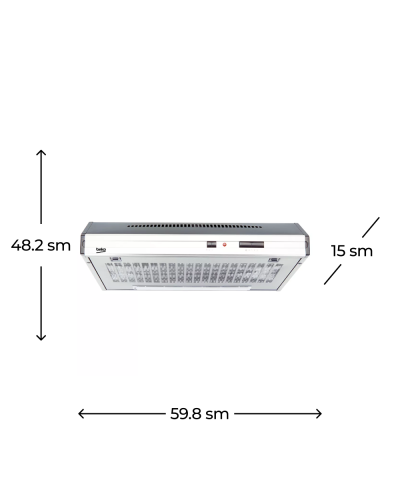 Beko CFB 6432 XG Quraşdırılan Aspirator