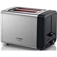 Bosch TAT4P420 DesignLine Toster 970W – 8 Qızartma Səviyyəsi, 2 Dilim, Metalik