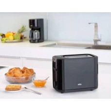Braun HT 3010 BK Toster – 1000W, 2 Bölmə, 7 Qızartma Rejimi