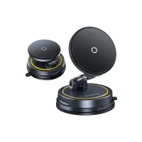 Baseus PrimeTrip VC2 Flex Pro Magnetic Car Charger 15W Simsiz Maqnit Avtomobil Şarj Tutacağı