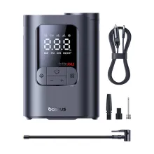Baseus GoTrip VA1 Super Mini Cordless Inflator Portativ Akkumulyatorlu Avtomobil Kompressoru Black