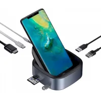 Dok-stansiya Baseus Mate Docking Type-C Mobile Phone HUB HDMI SD USB 3.0 3.5mm